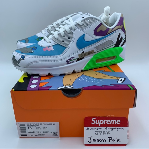 Wang Air Air Max 90 Fly Leather Nike Air Max 90 Flyleather Rouhan